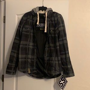 Men’s Reinforced Moto Hoodie Shirt